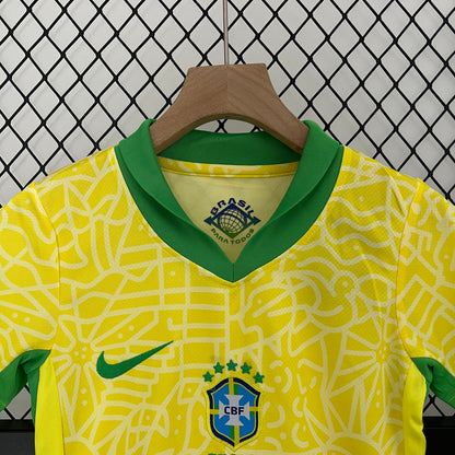 Brazil 2024 home kids set.