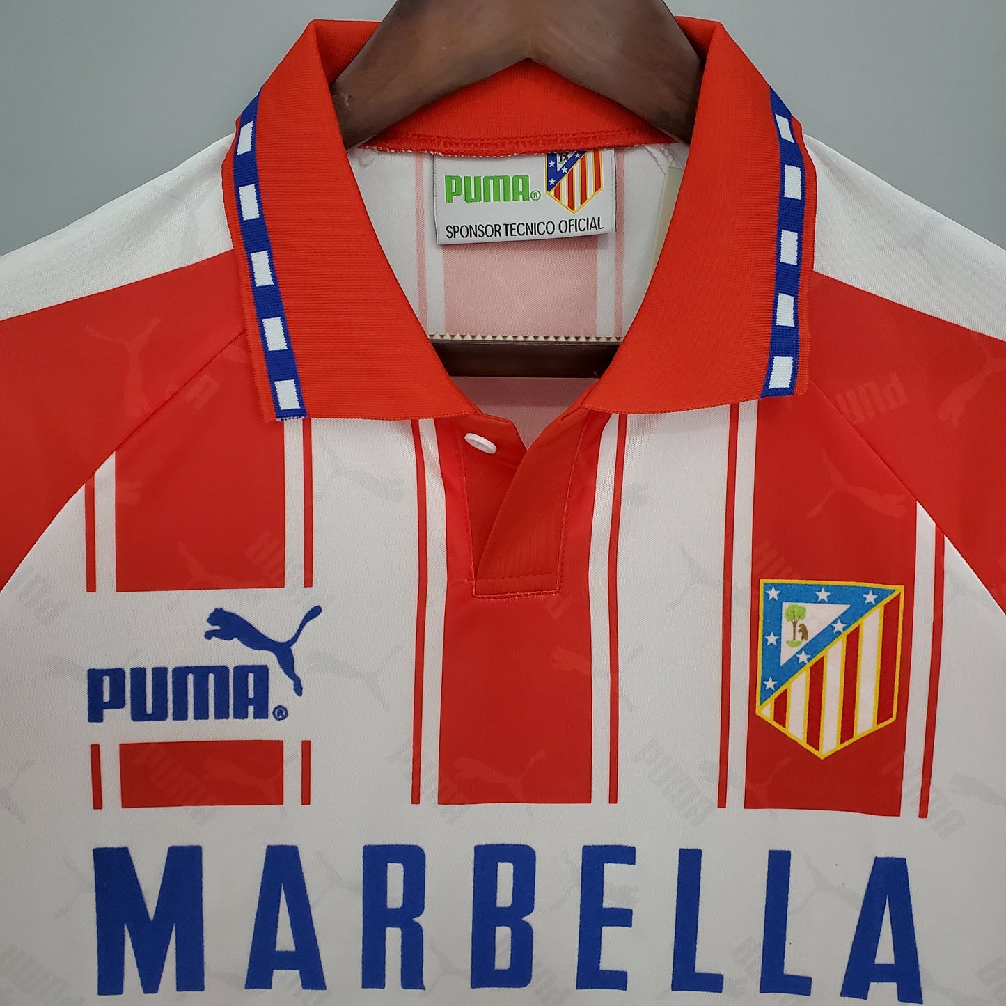 Atletico Madrid home jersey. Season 94/95