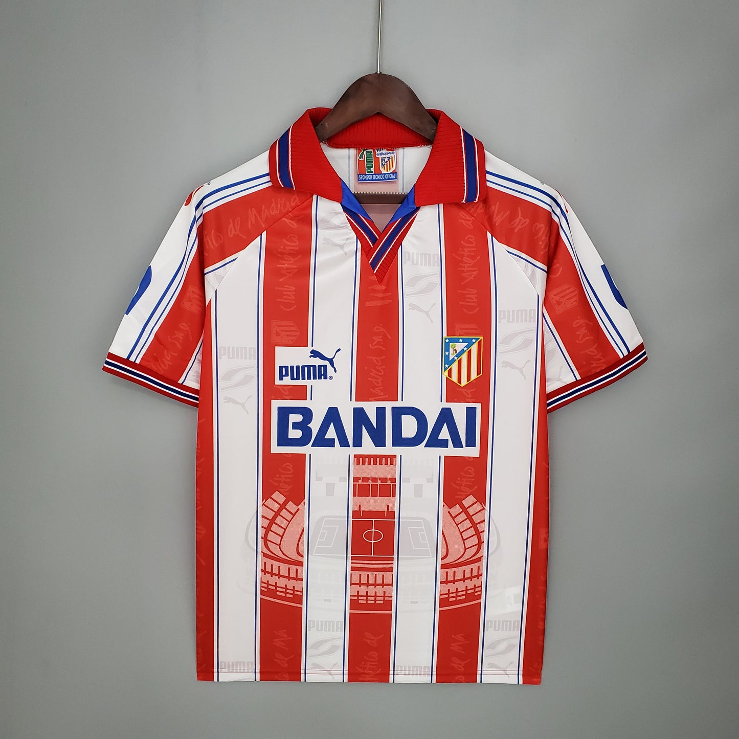 Atletico Madrid home jersey. Season 96/97