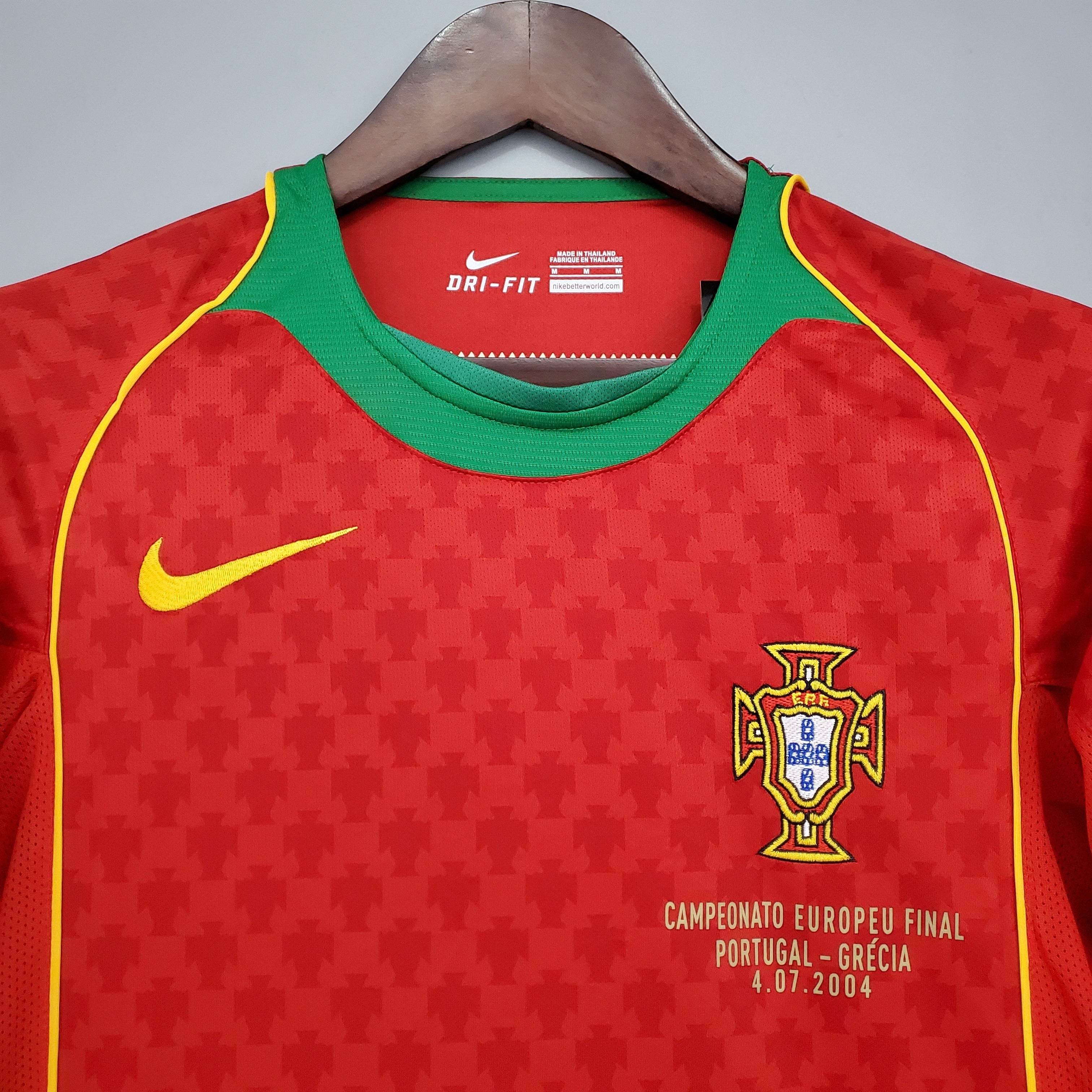 Portugal home jersey. Season 2004