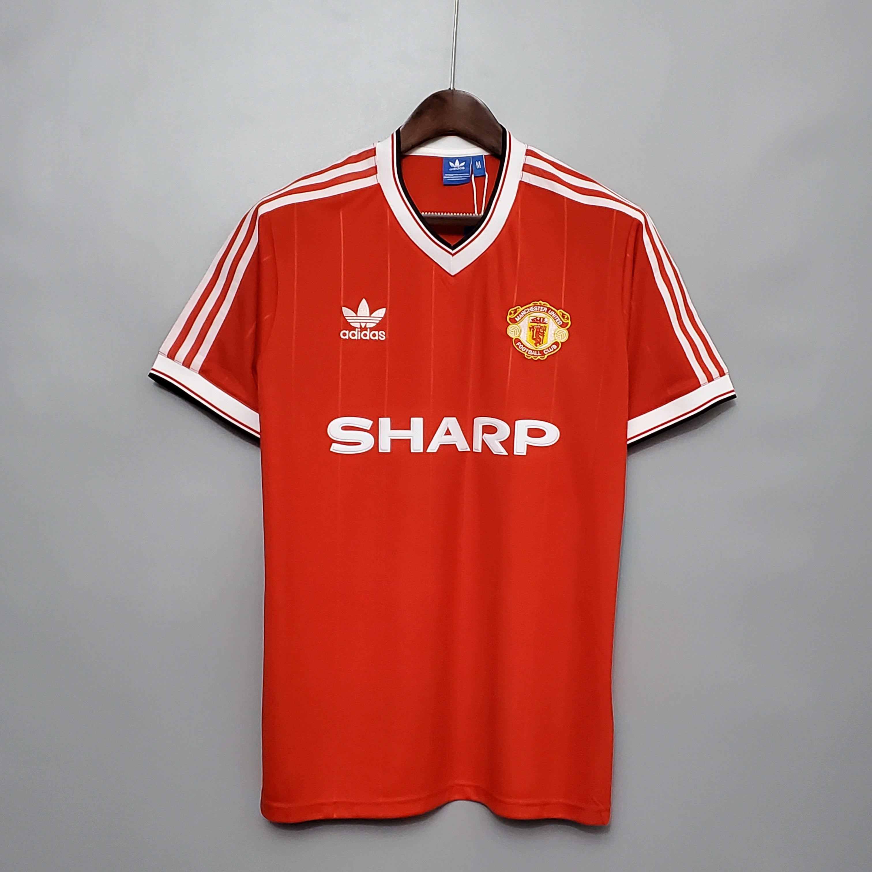 Manchester United home jersey. Season 83/84