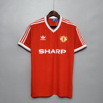 Manchester United home jersey. Season 83/84
