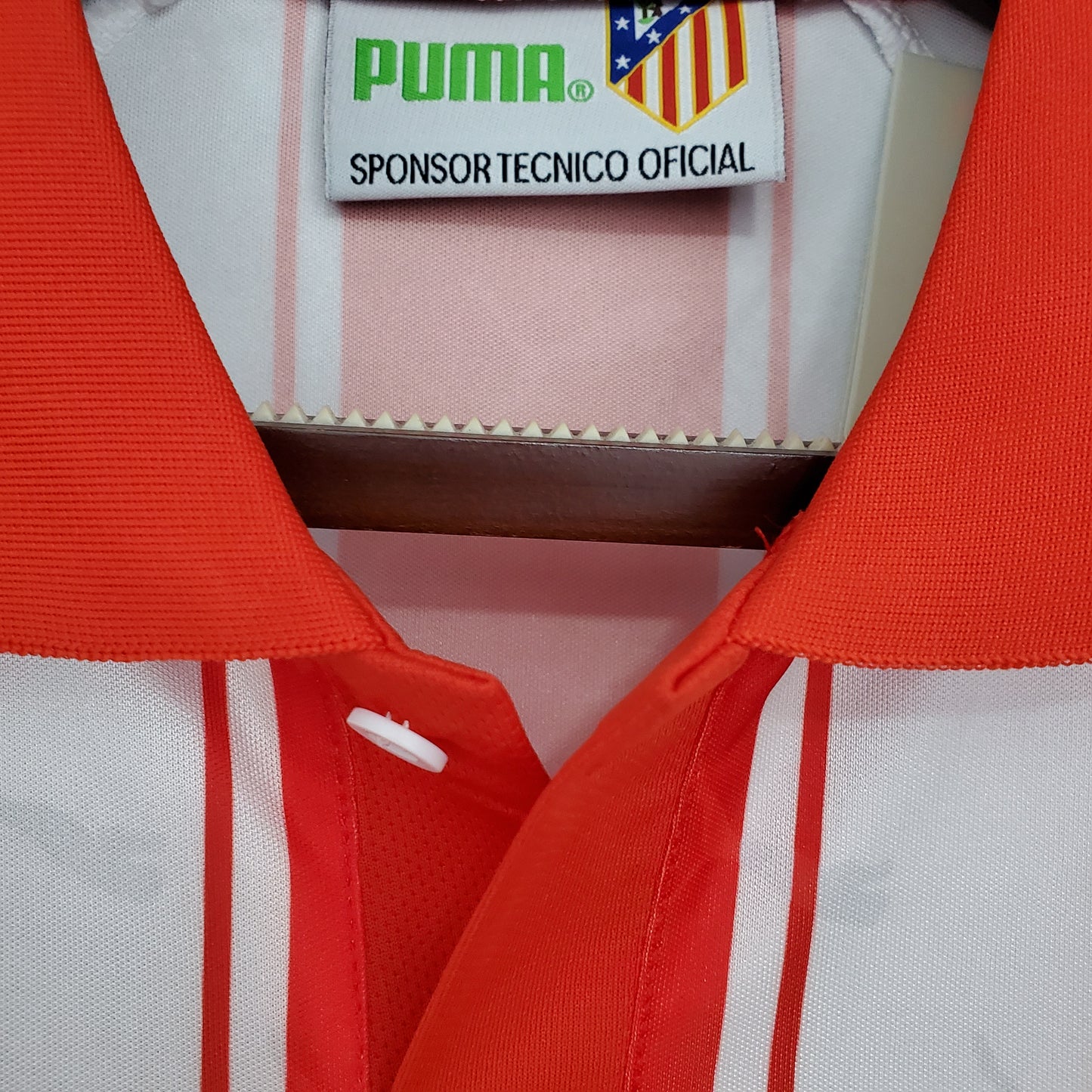 Atletico Madrid home jersey. Season 94/95