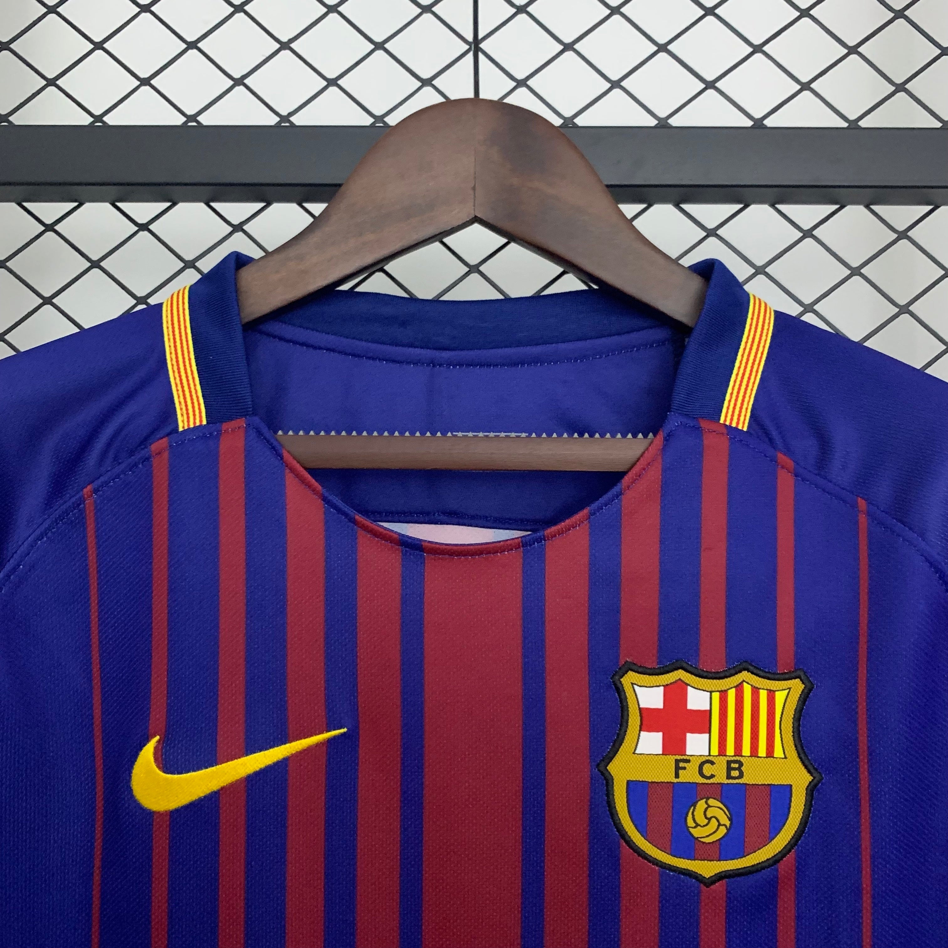 Barcelona longsleeve home jersey. Season 17/18