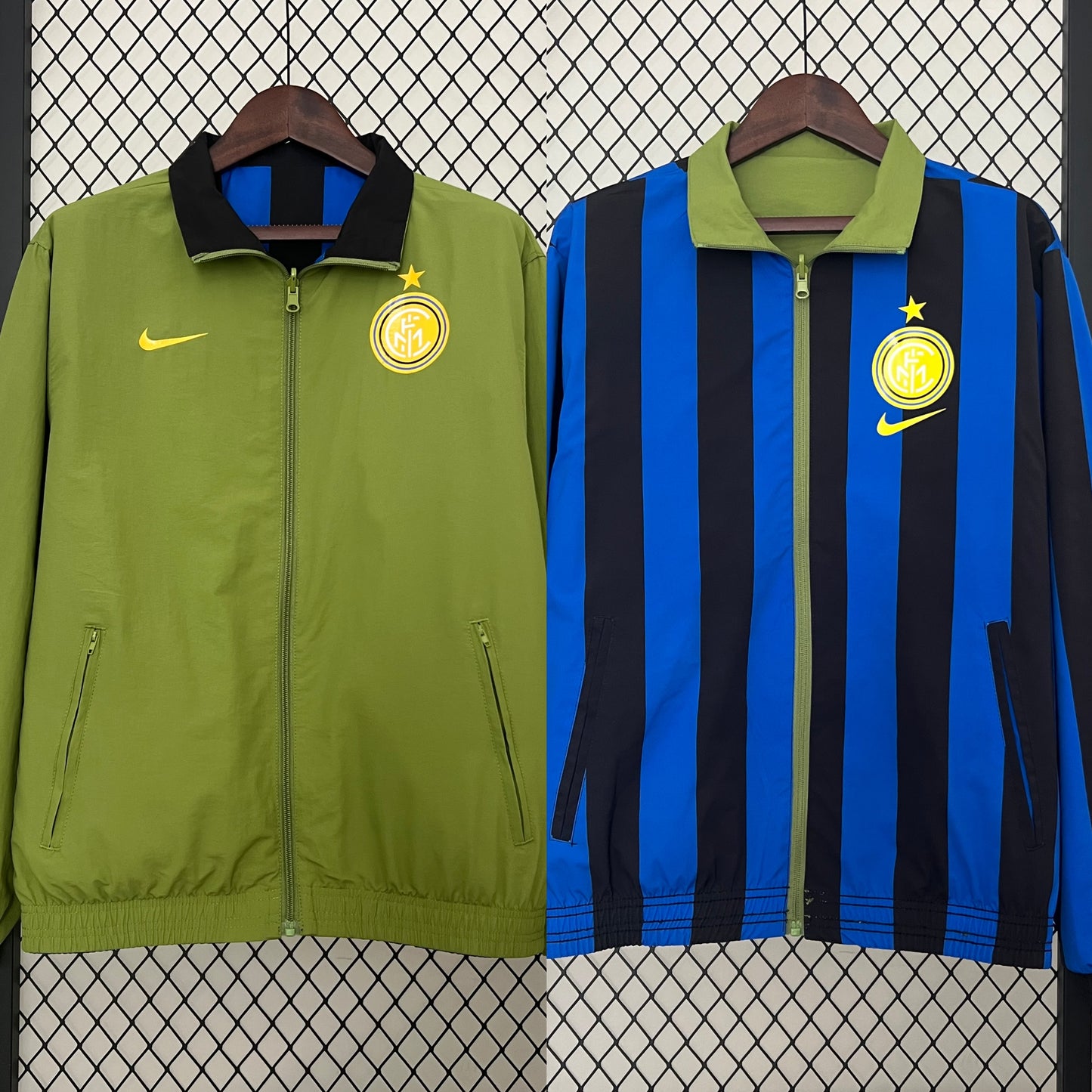 Inter Milan double-sided Windbreaker