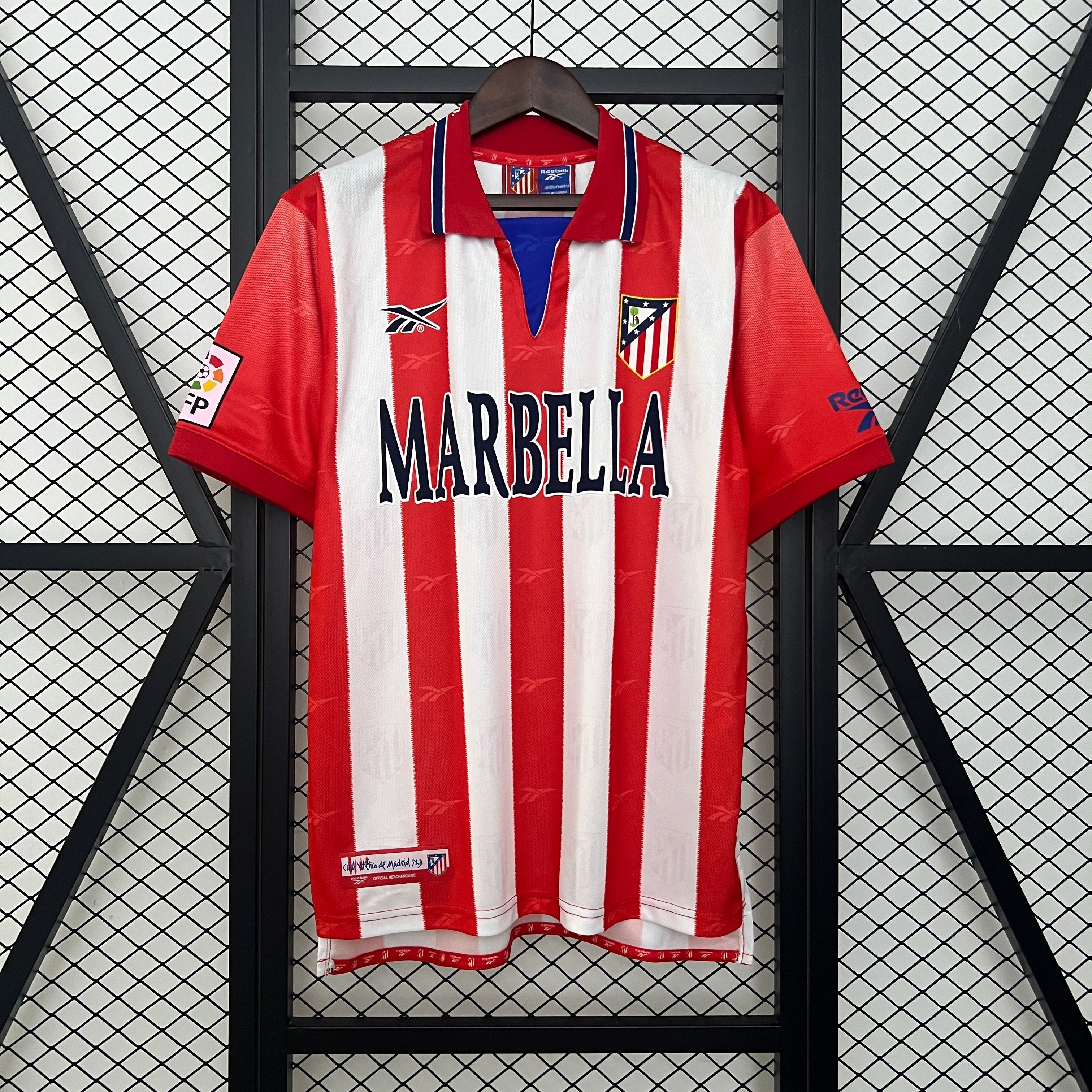 Atletico Madrid home jersey. Season 98/99