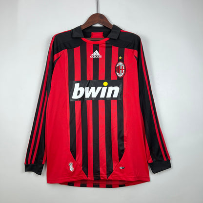 AC Milan longsleeve home jersey. Season 07/08