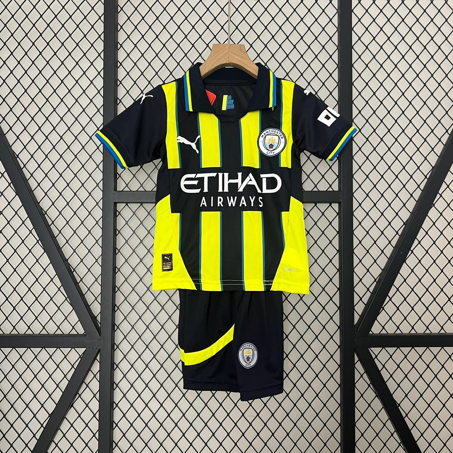 Manchester City away kids set. Season 24/25