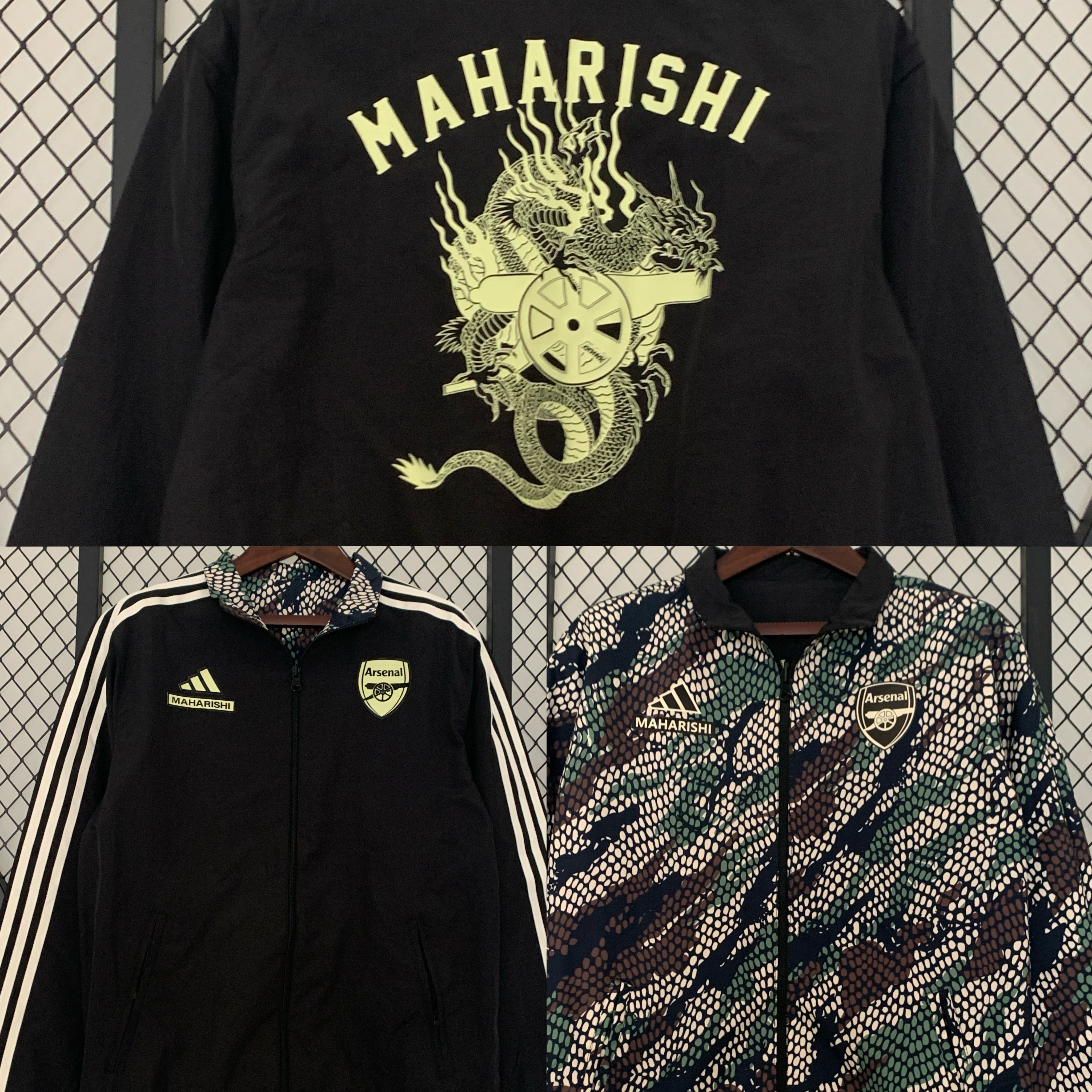 Arsenal double-sided Windbreaker