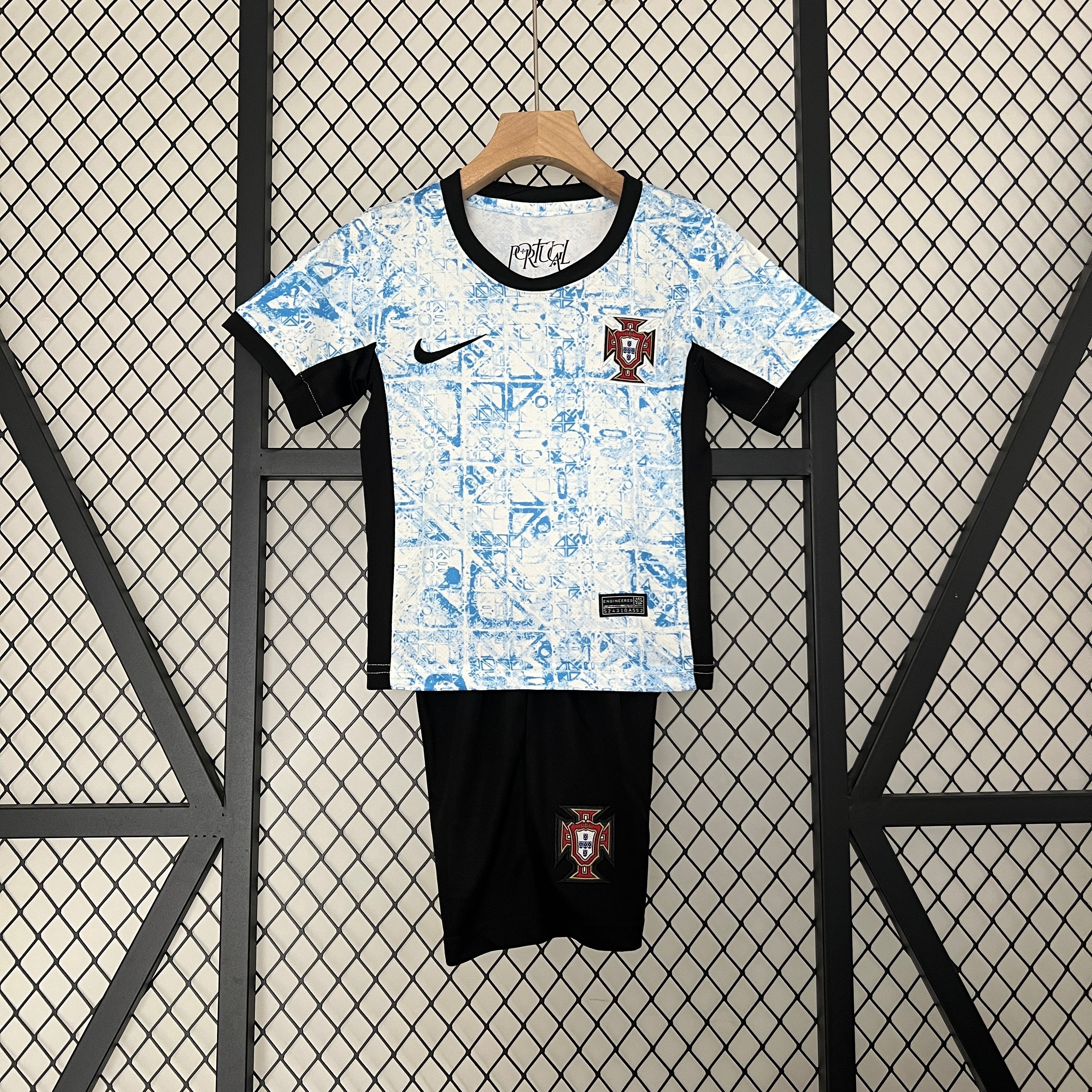 Portugal 2024 away kids set