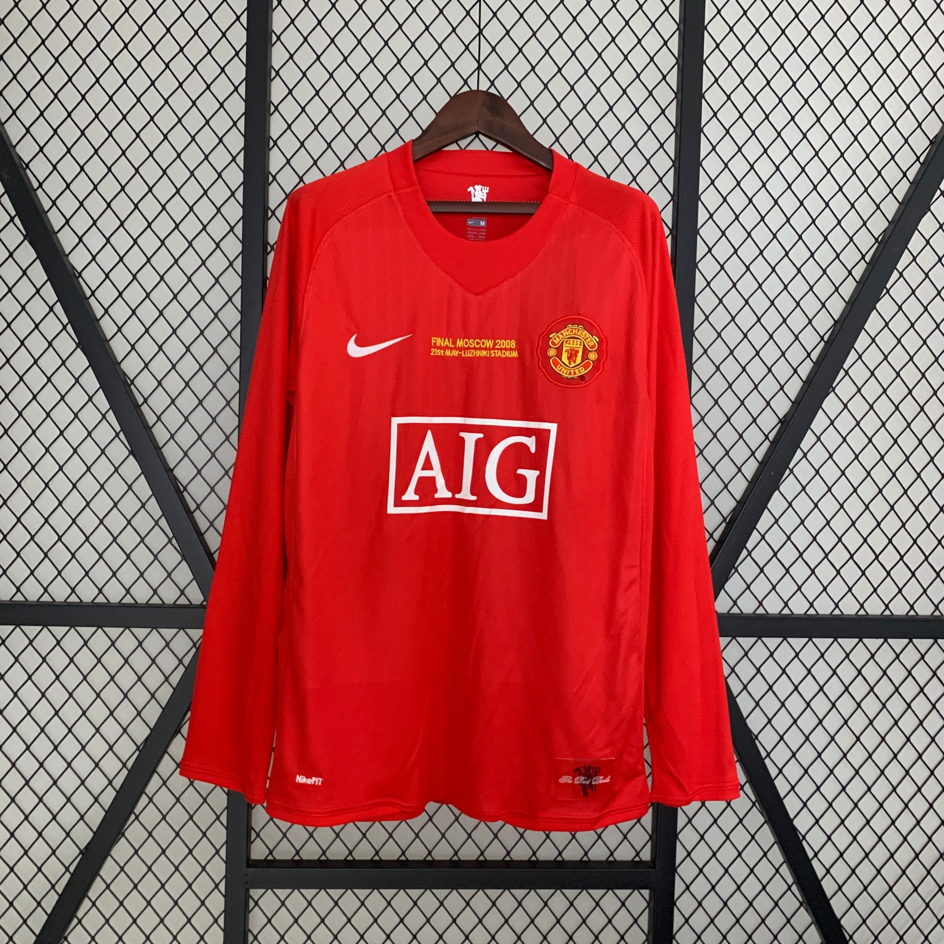 Manchester United. UCL 2008 Final longsleeve jersey.