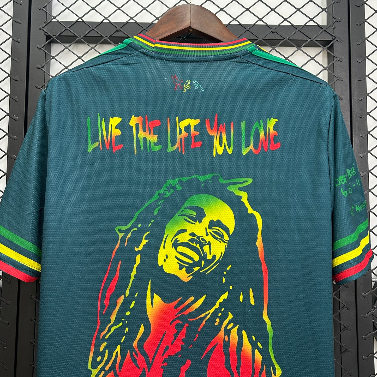 Ajax Bob Marley tribute special edititon jersey. (green)