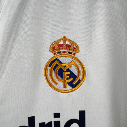 Real Madrid home jersey. Season 01/02