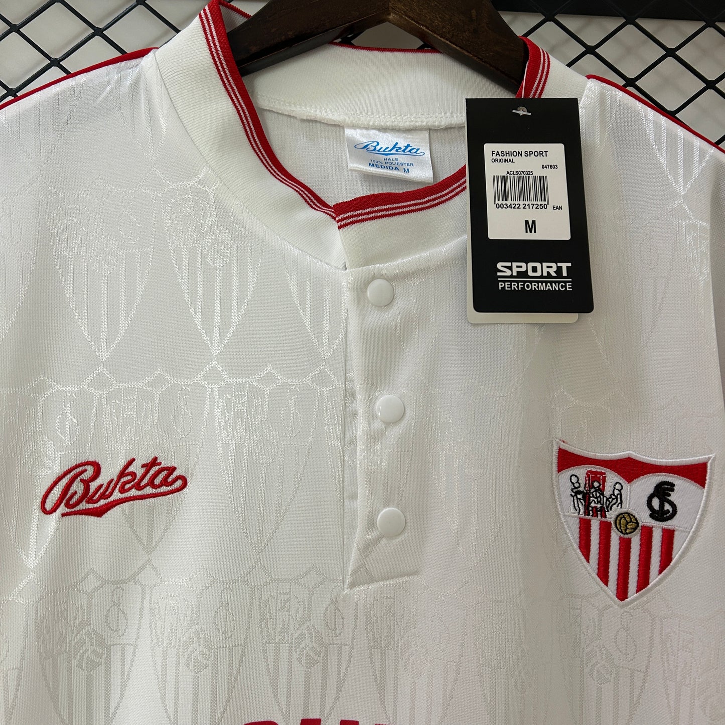 Sevilla home jersey. Season 91/92