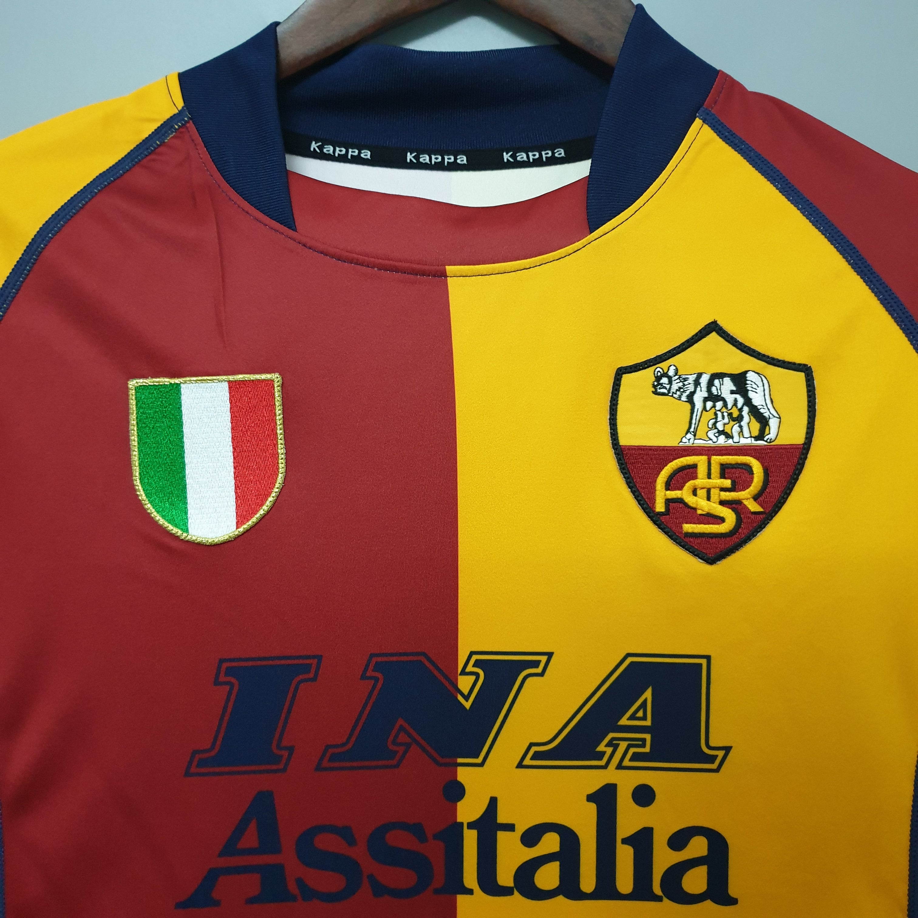 AS Roma home jersey. Season 01/02