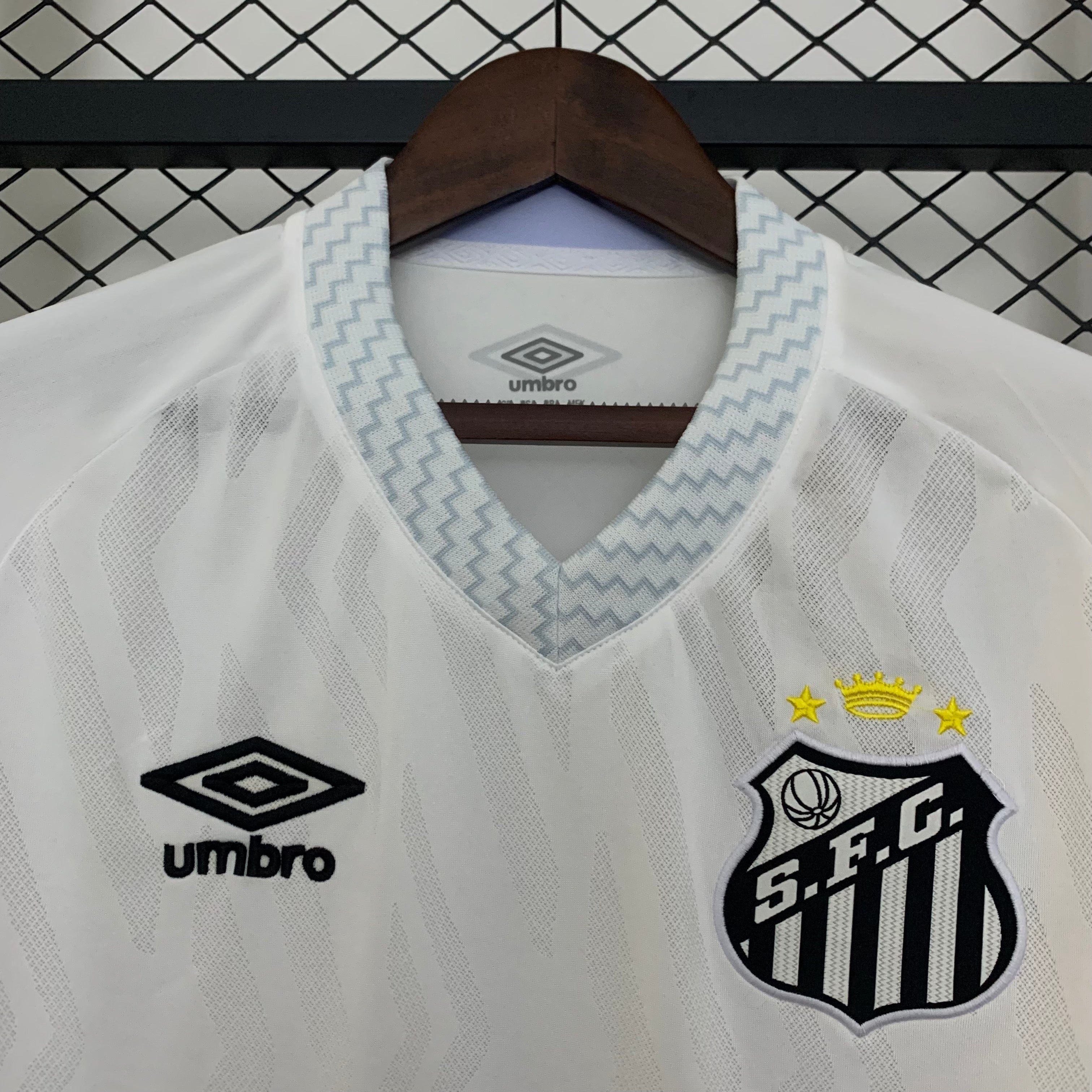 Santos home jersey. Season 25/26 (All sponsors included)
