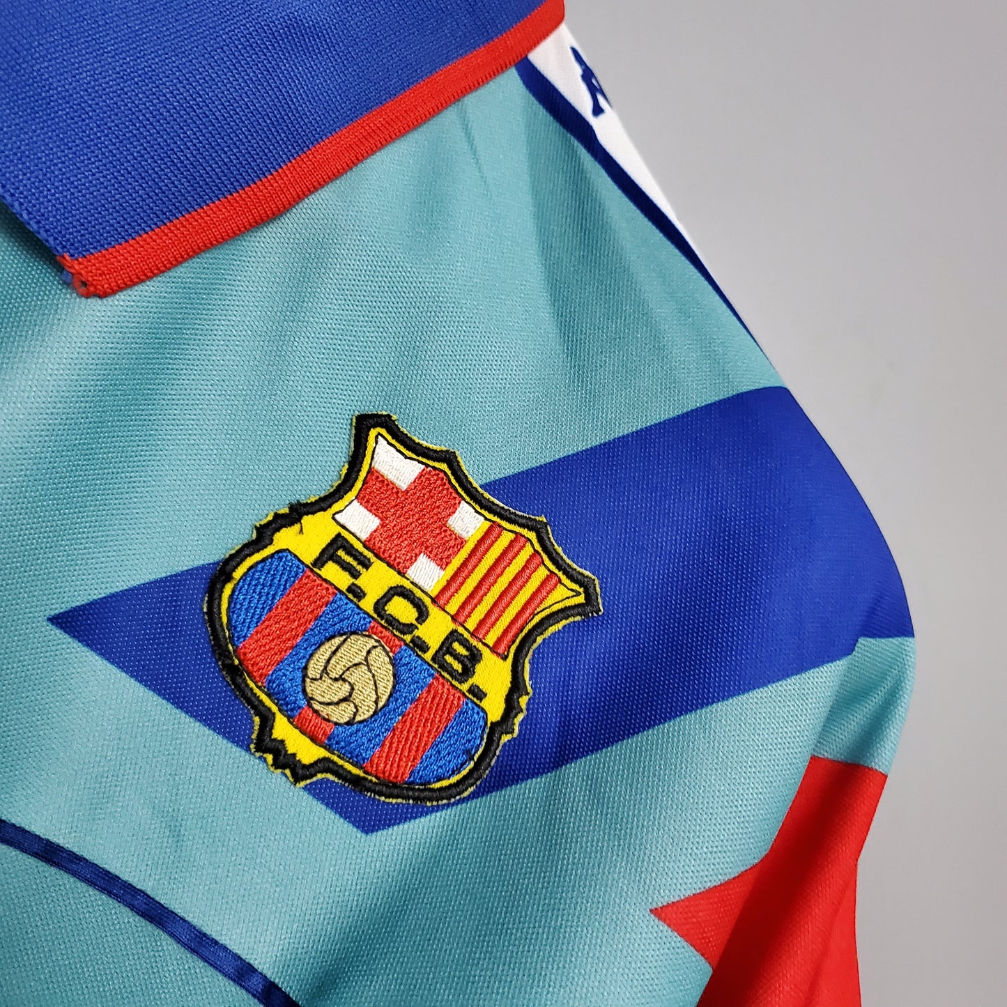 Barcelona away jerseys. Season 92/93