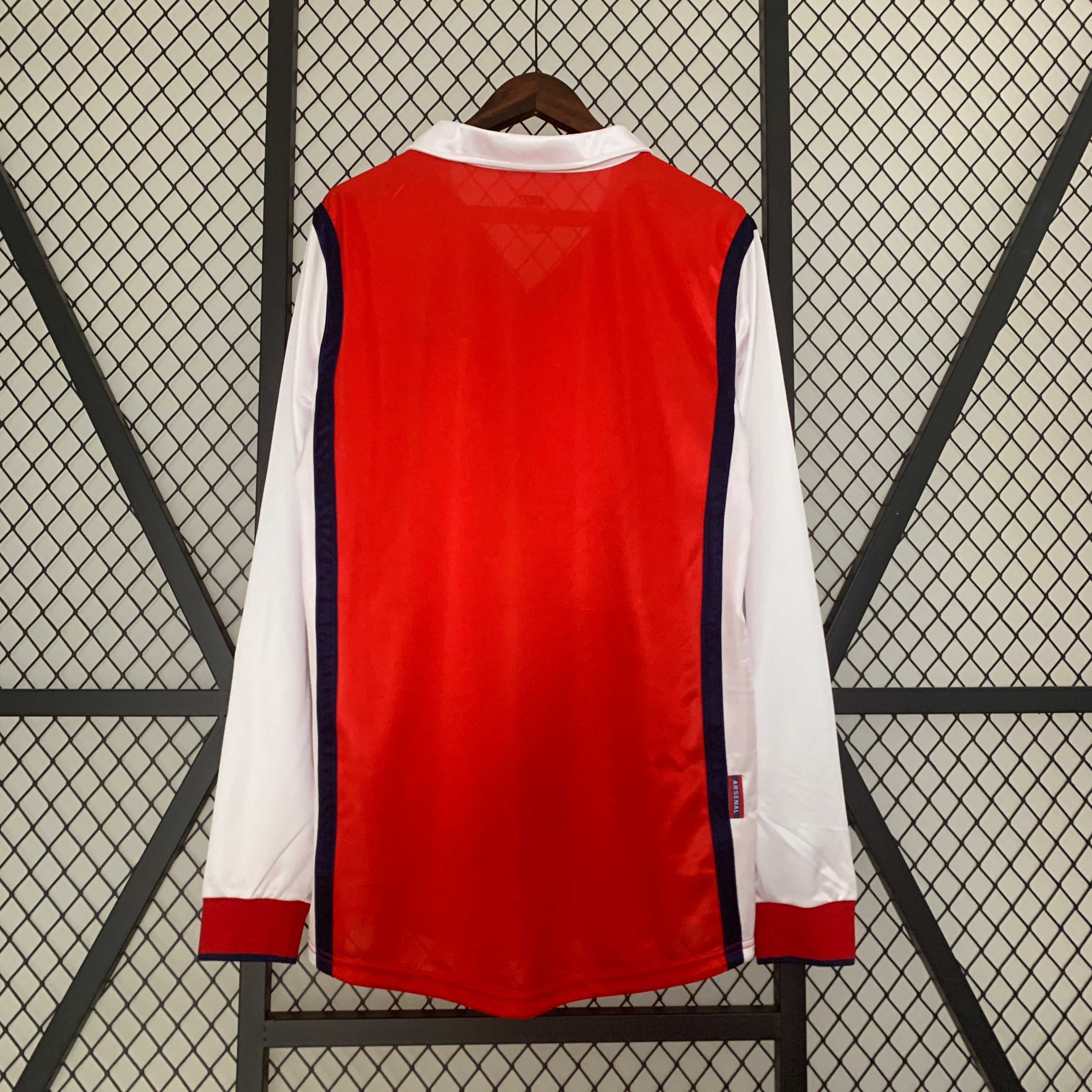 Arsenal longsleeve home jersey. Season 98/99
