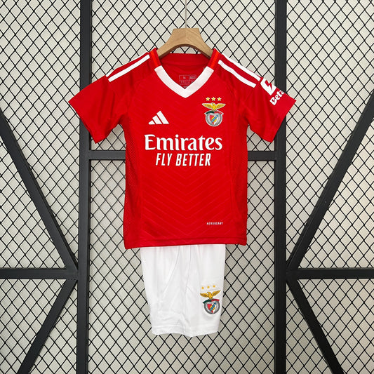 Benfica home kids set. Season 24/25