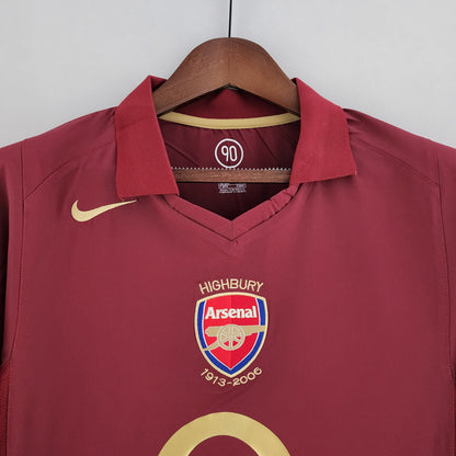 Arsenal longsleeve home jersey. Season 05/06