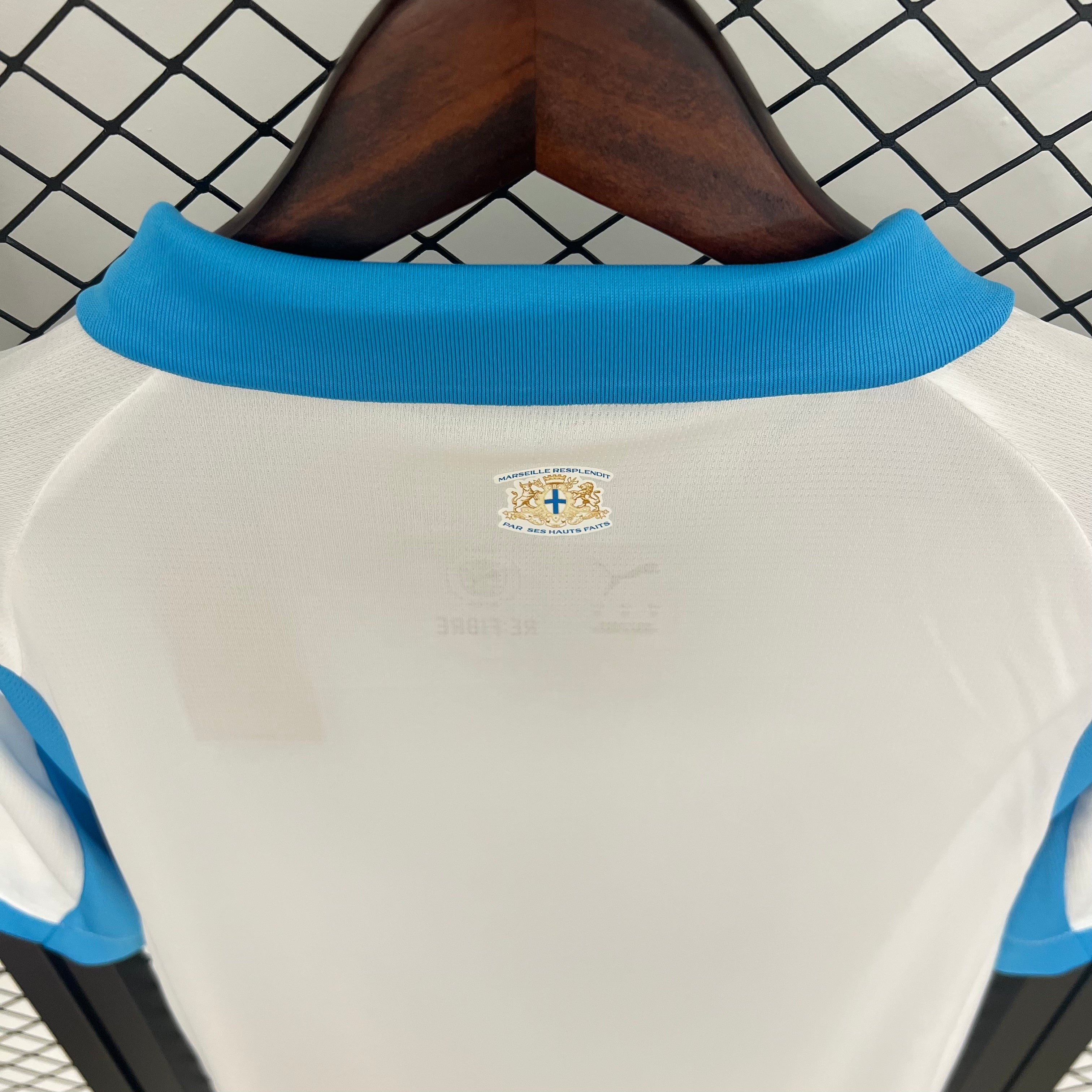 Marseille home jersey. Season 25/26 (All sponsors included)