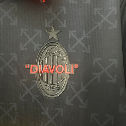 AC Milan x Off-White Special Edition jersey. Season 24/25