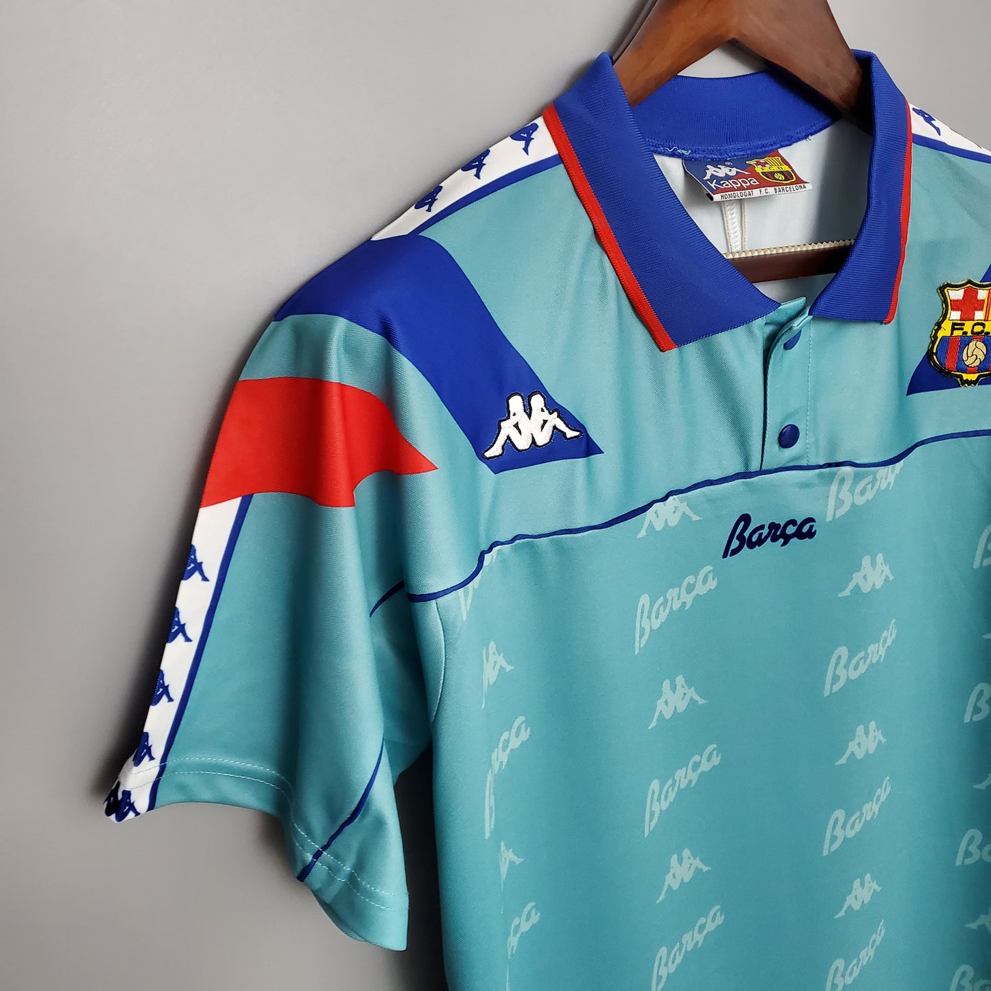Barcelona away jerseys. Season 92/93