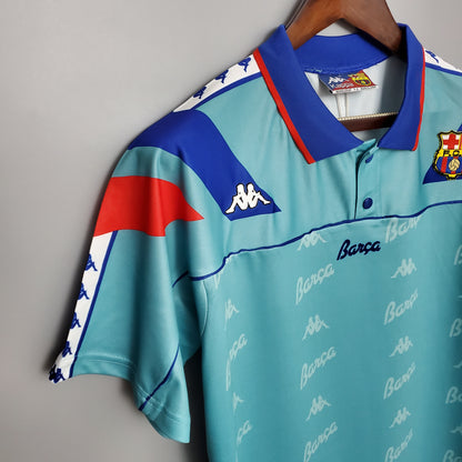 Barcelona away jerseys. Season 92/93