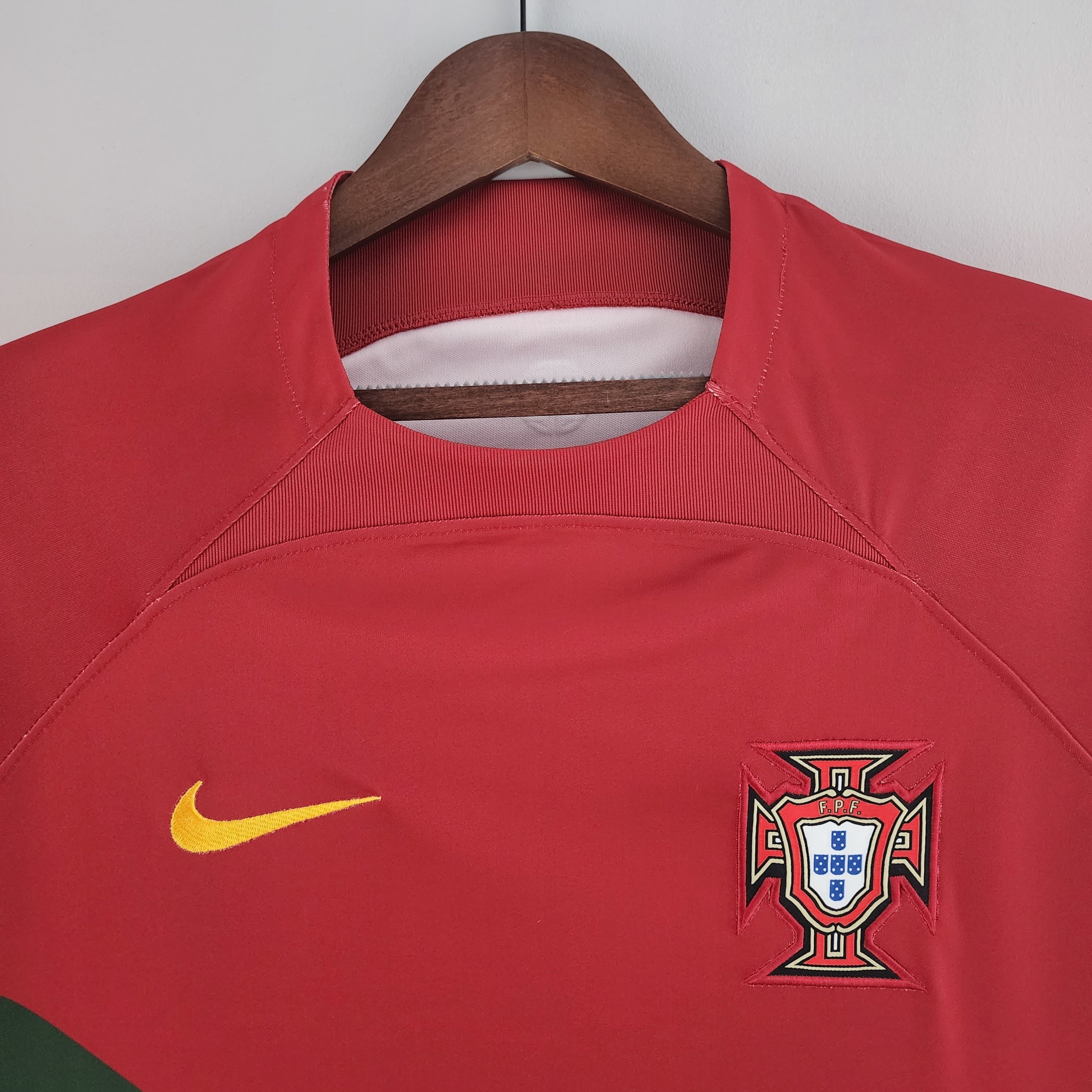 Portugal home jersey. World Cup 2022