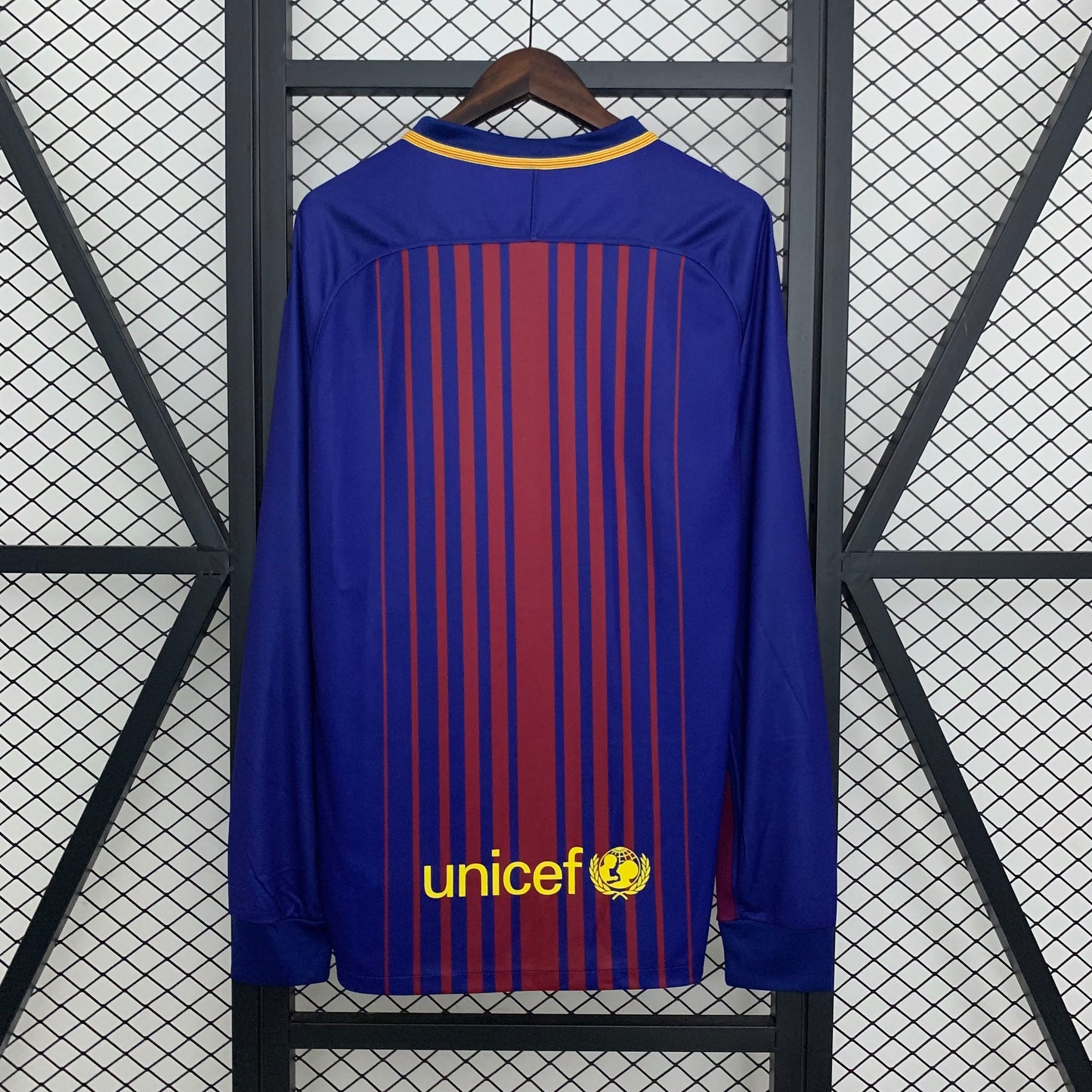 Barcelona longsleeve home jersey. Season 17/18
