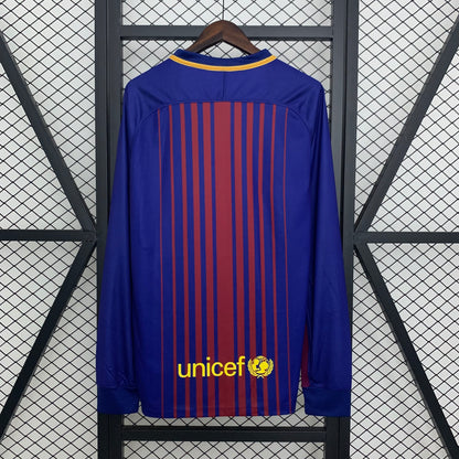 Barcelona longsleeve home jersey. Season 17/18
