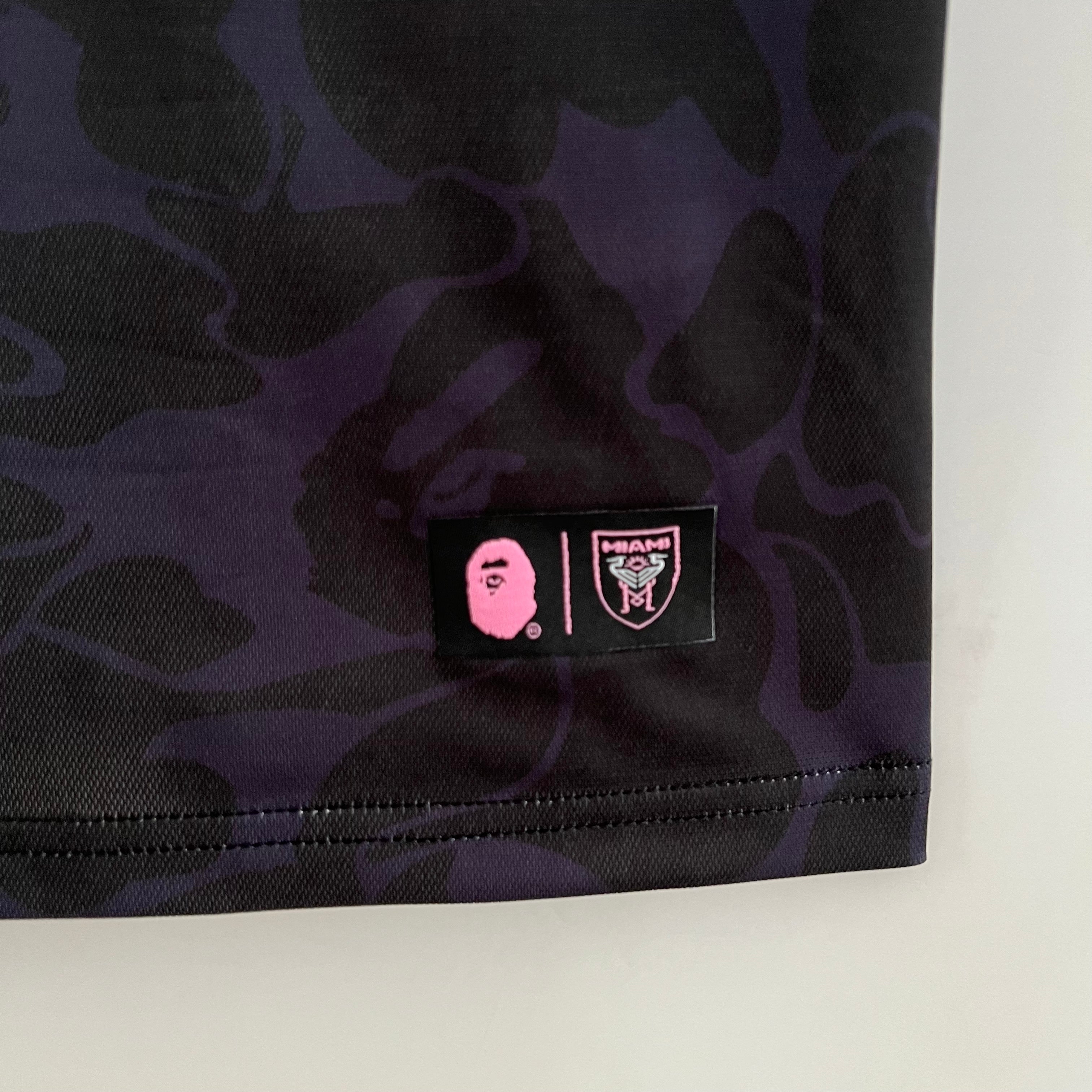 Inter Miami x BAPE Collaboration jersey. (black)