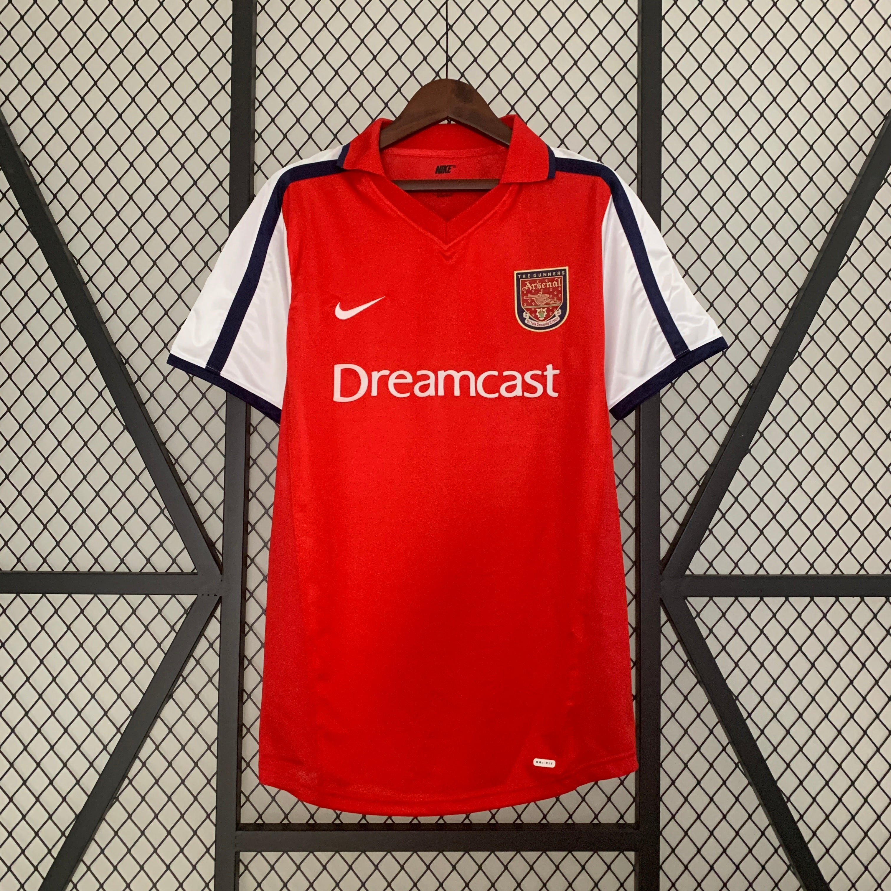 Arsenal home jersey. Season 01/02