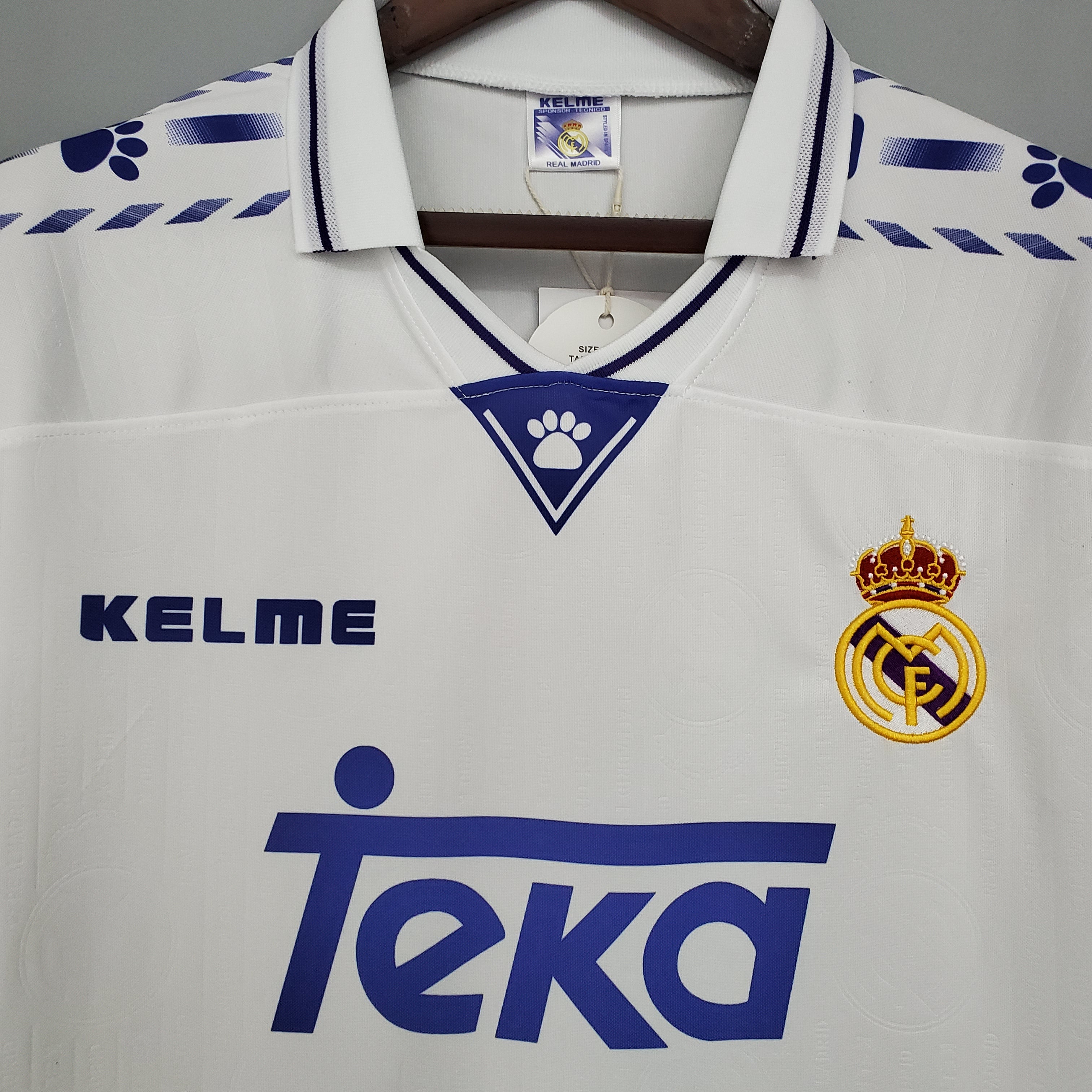 Real Madrid home jersey. Season 96/97