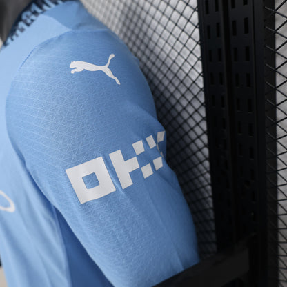 Manchester City longsleeve home jersey. Season 24/25 (Player Version)