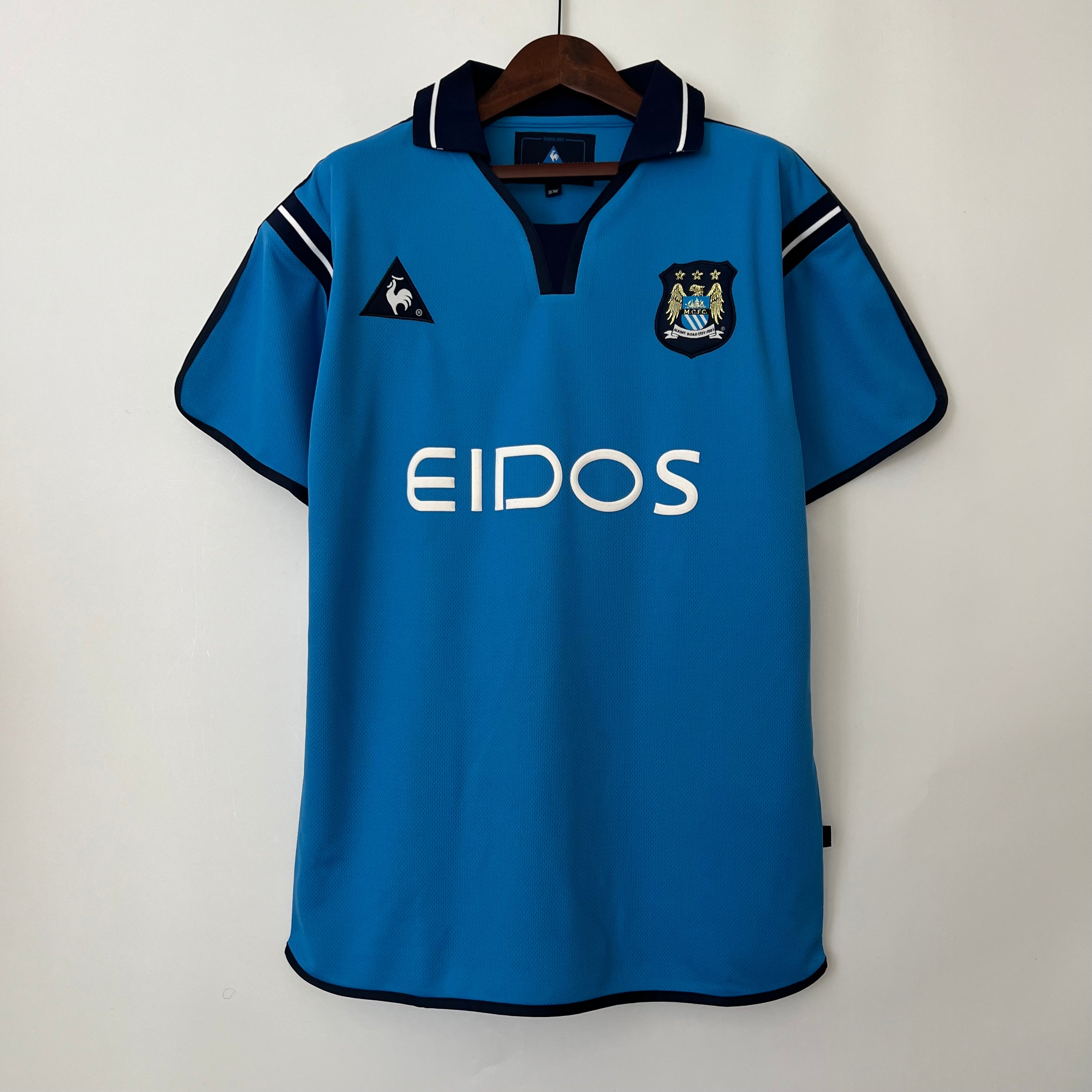 Manchester City home jersey. Season 01/02