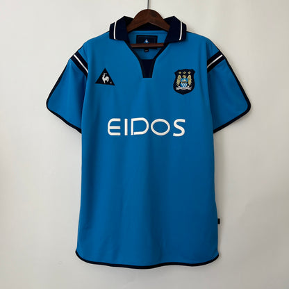 Manchester City home jersey. Season 01/02
