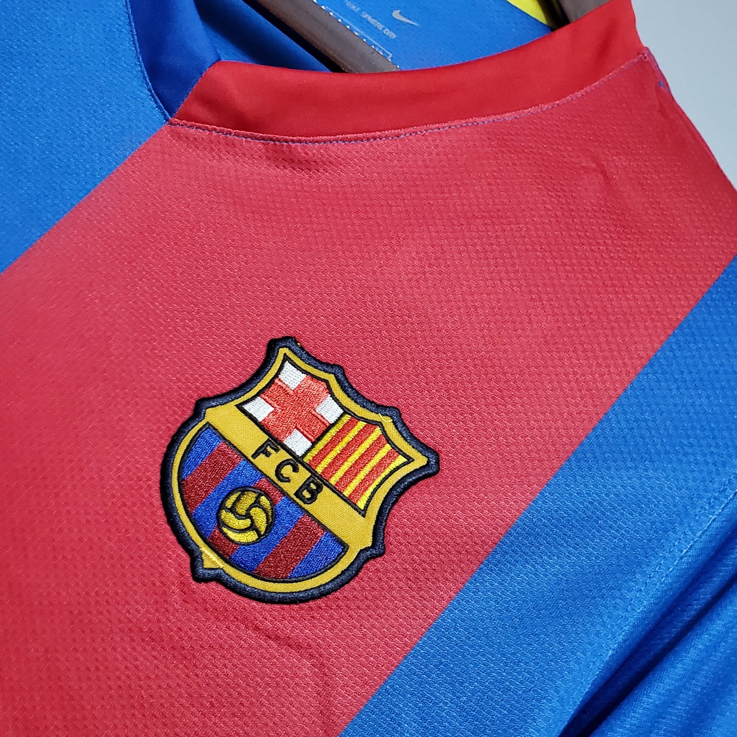 Barcelona longsleeve home jersey. Season 06/07