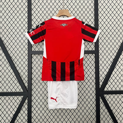 AC Milan home kids set. Season 24/25