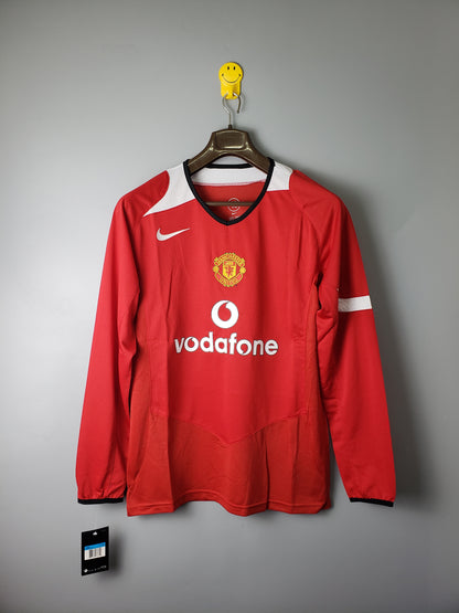 Manchester United longsleeve home jersey. Season 04/05