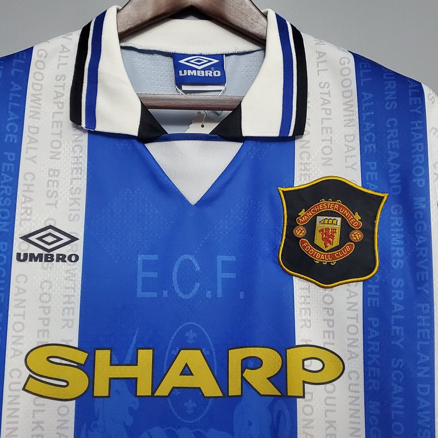 Manchester United away jersey. Season 94/96