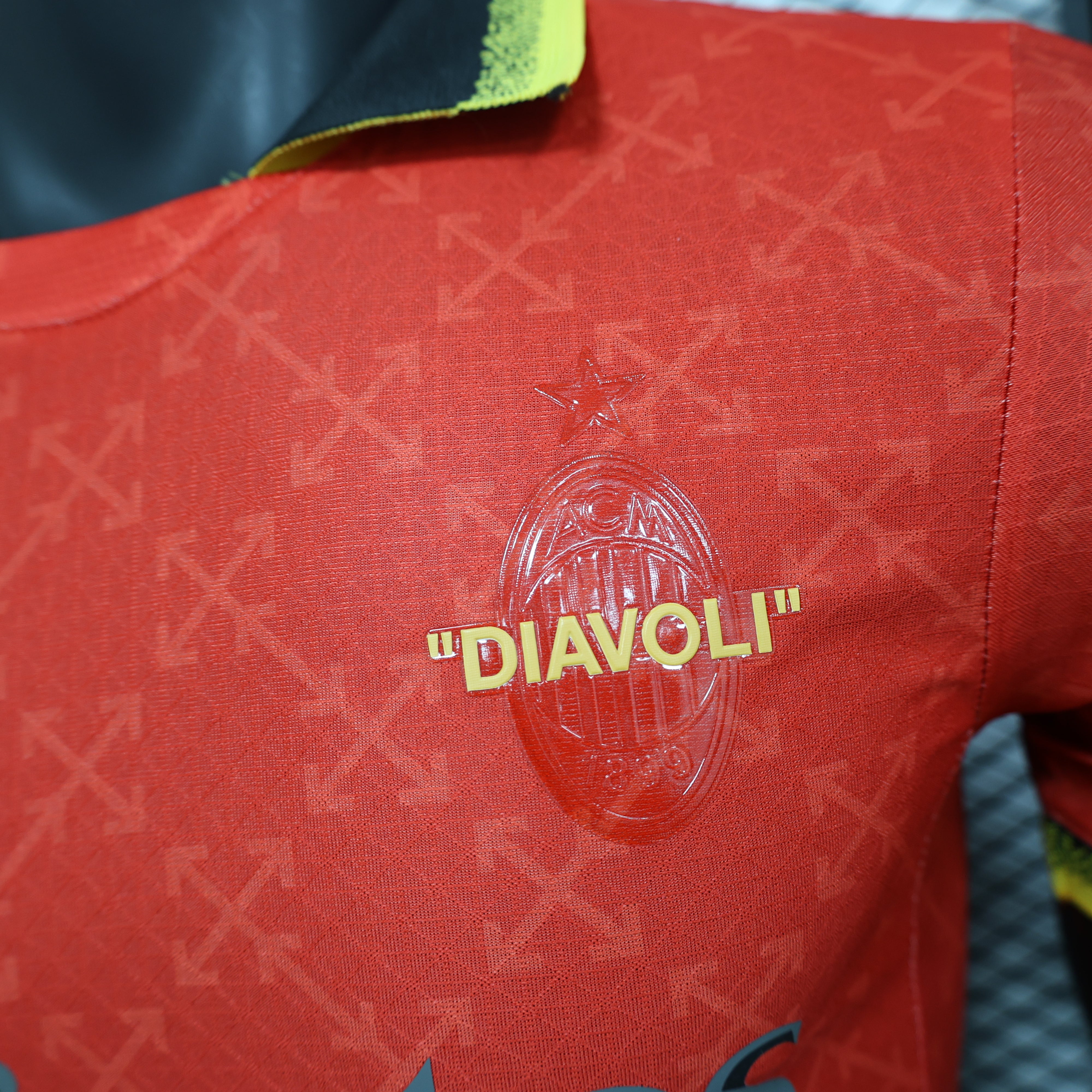 AC Milan x Off-White Special Edition jersey. Season 24/25 (Player Version)