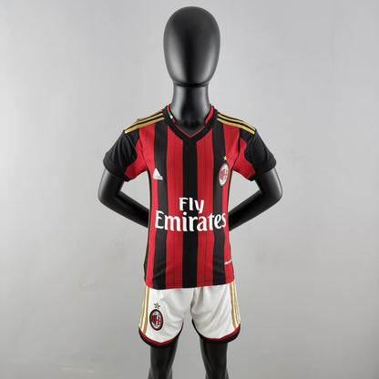 AC Milan home kids set. Season 13/14