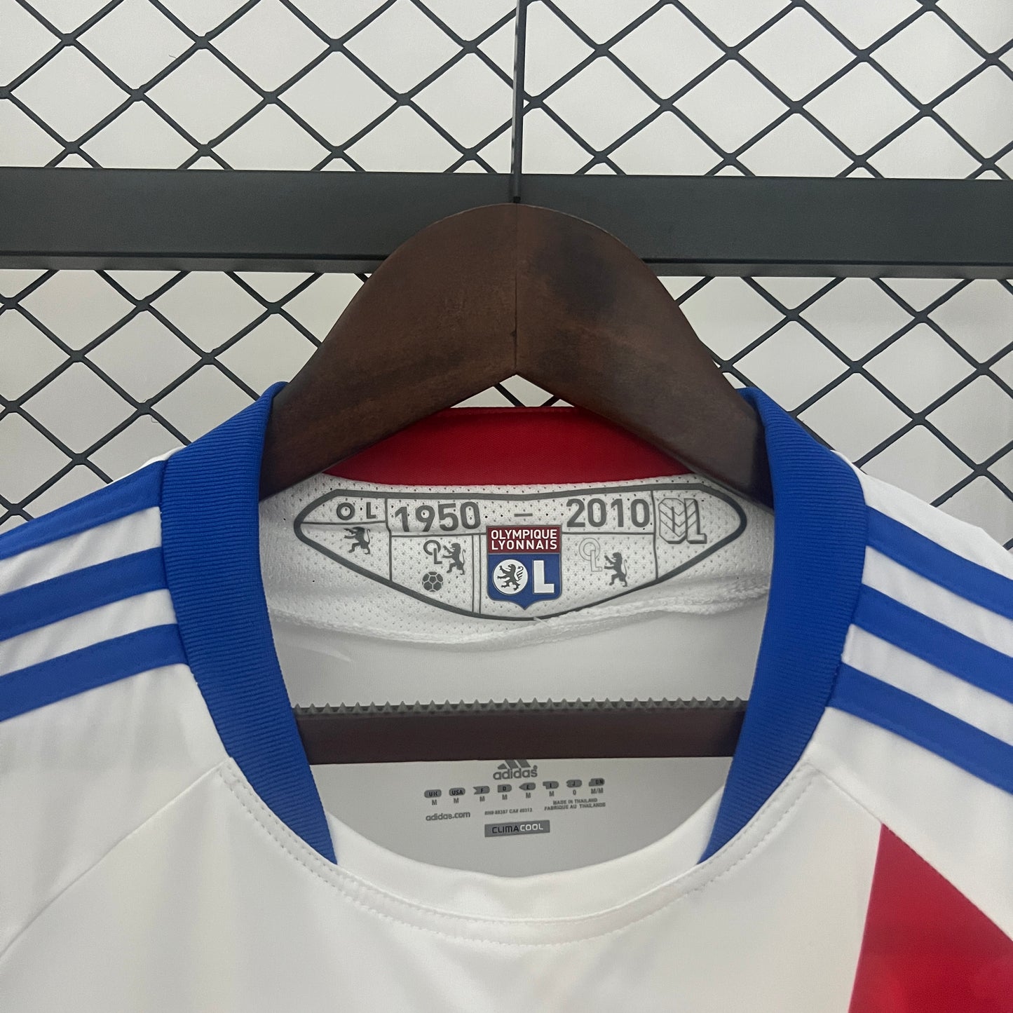 Olympique Lyon home jersey. Season 10/11