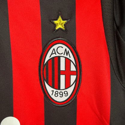 AC Milan longsleeve home jersey. Season 09/10