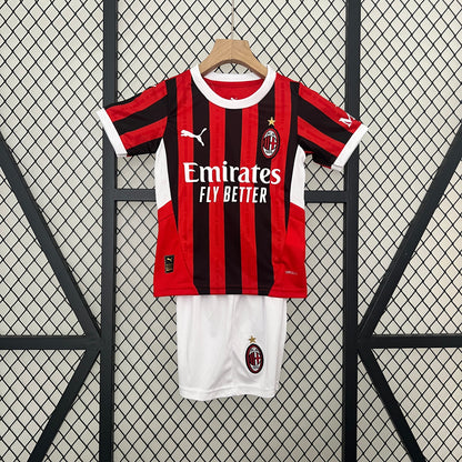 AC Milan home kids set. Season 24/25
