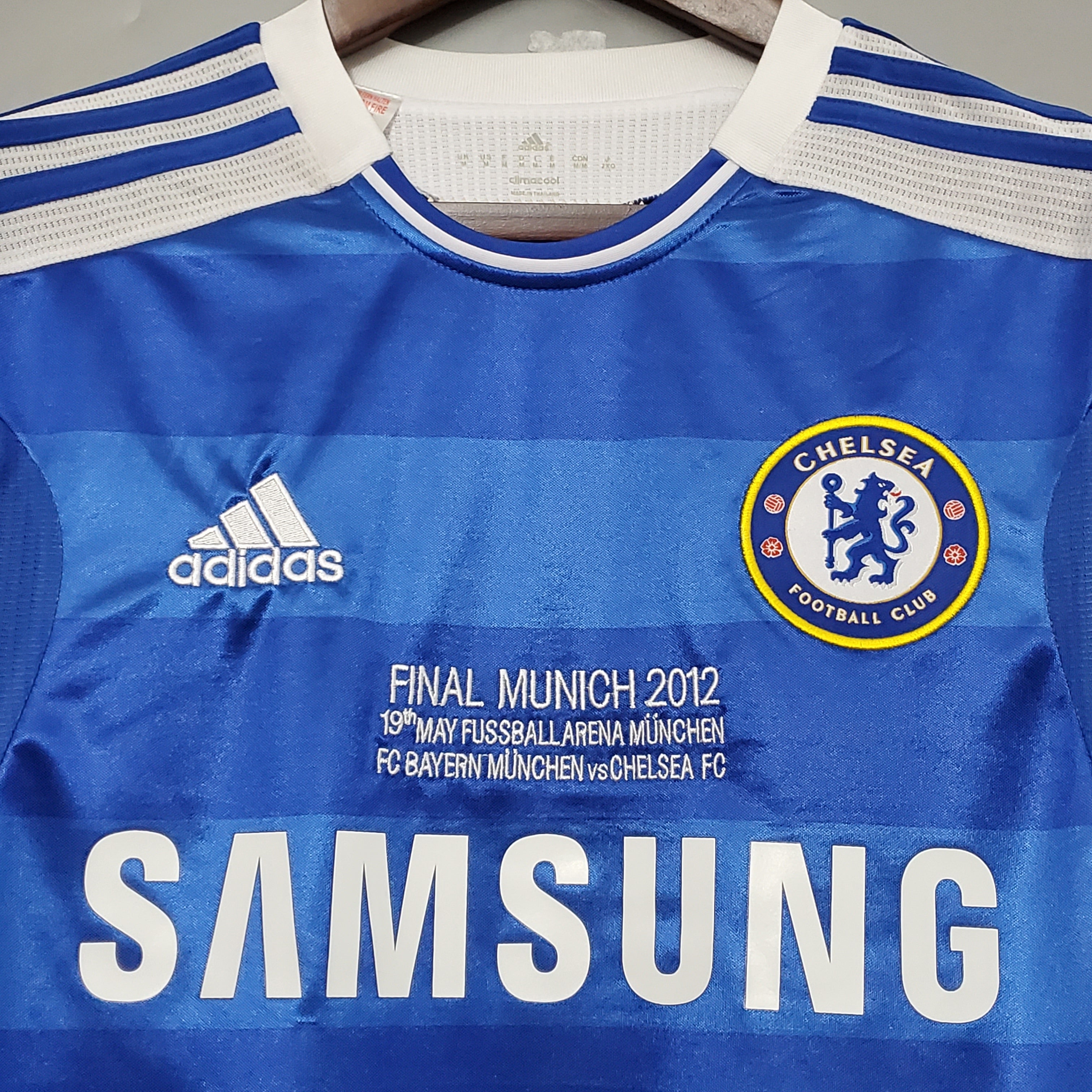 Chelsea 2012 UCL Final Jersey. Season 11/12