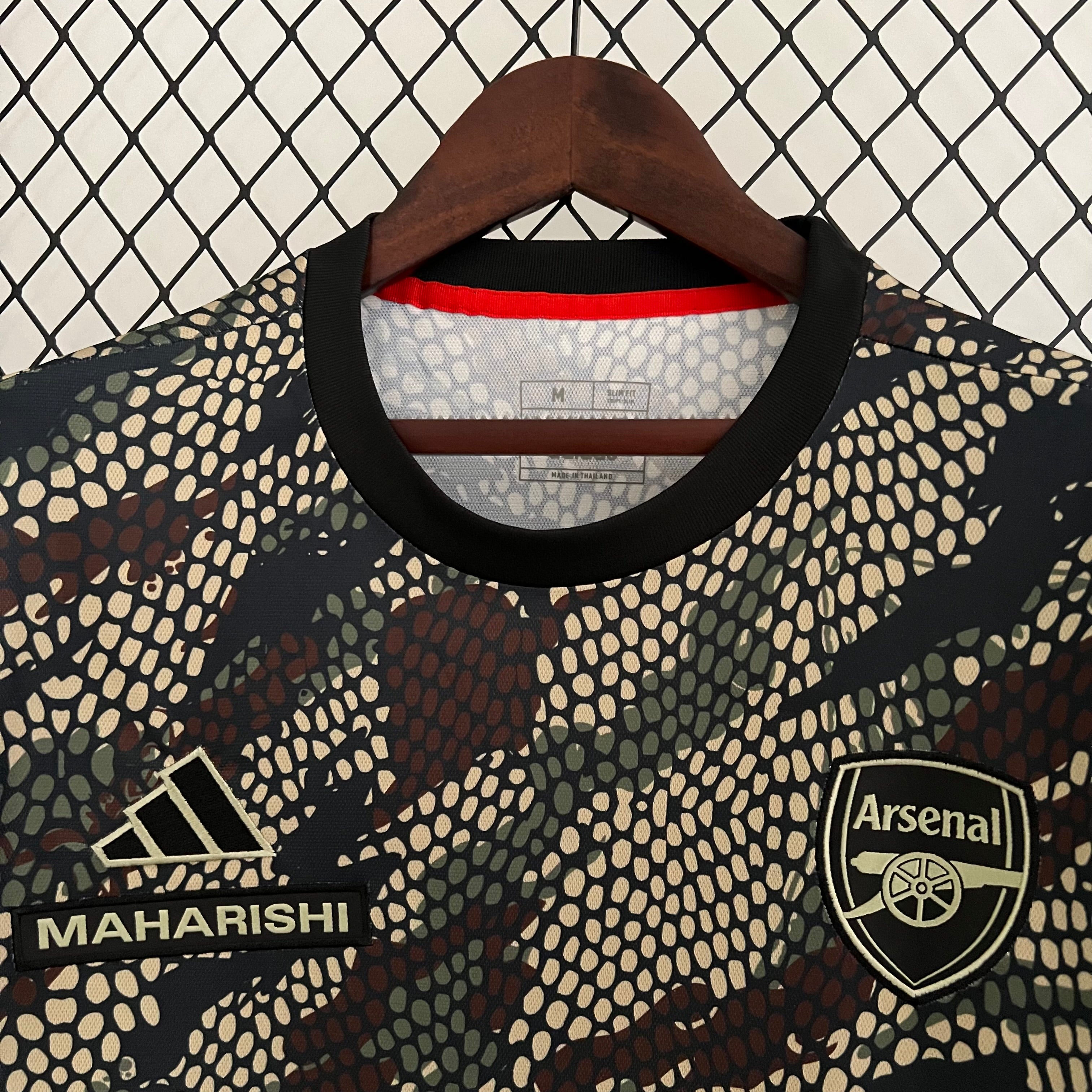 Arsenal x MAHARASHI Special Edition jersey. Season 23/24