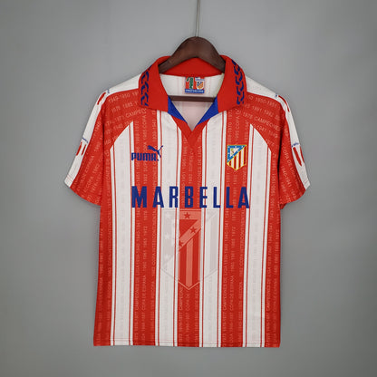 Atletico Madrid home jersey. Season 95/96