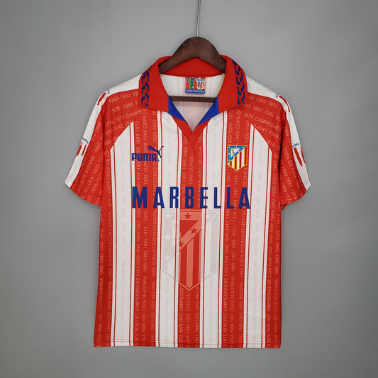 Atletico Madrid home jersey. Season 95/96